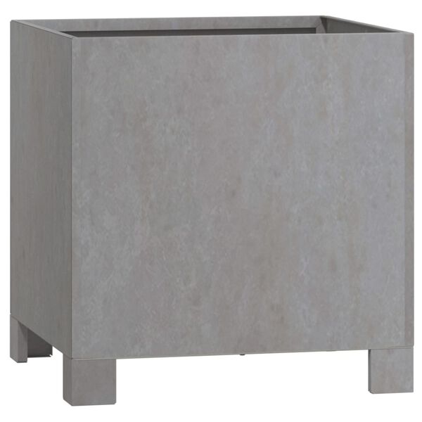 vidaXL rozsda színű corten acél növénytartó lábbal 30 x 30 x 30 cm