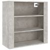 vidaXL betonsz&uuml;rke szerelt fa faliszekr&eacute;ny 80 x 313 x 80 cm