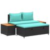 vidaXL K&uuml;lt&eacute;ri kanap&eacute; szett 4 -Seater 4 db 55 x 30 x 39 cm