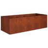 vidaXL Kerti cser&eacute;p Rozsd&aacute;s 200 x 80 x 60 cm Időj&aacute;r&aacute;s&aacute;ll&oacute; Ac&eacute;l