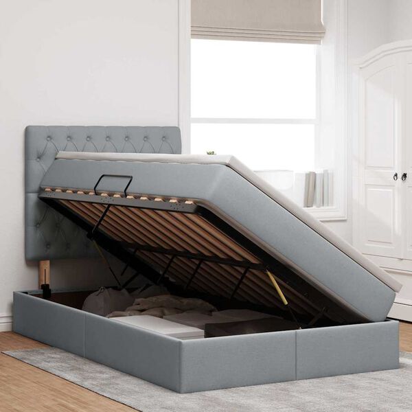 vidaXL &Aacute;gy t&aacute;rol&oacute;val &eacute;s matraccal Vil&aacute;gossz&uuml;rke 120 x 190 cm sz&ouml;vet