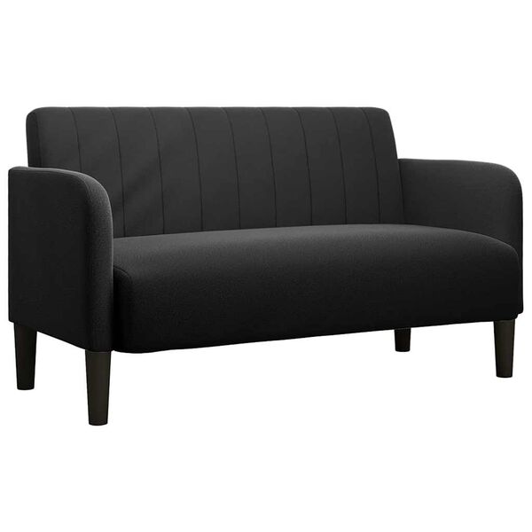 vidaXL fekete b&aacute;rsony loveseat kanap&eacute; 109 cm
