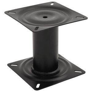 vidaXL fekete ac&eacute;l cs&oacute;nak&uuml;l&eacute;s-talapzat 18 cm