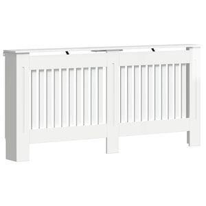 vidaXL Radi&aacute;tor fedez&eacute;k Magasf&eacute;nyű Feh&eacute;r 172 x 19 x 81,5 cm Szerelt Fa