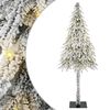vidaXL Kar&aacute;csonyfa 300 LED-del &aacute;llv&aacute;nnyal Feh&eacute;r 210 cm PE &eacute;s Ac&eacute;l
