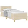 vidaXL Boxrug&oacute;s &aacute;gy p&aacute;rn&aacute;val fejt&aacute;ml&aacute;val Kr&eacute;m 100 x 200 cm sz&ouml;vet