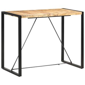 vidaXL t&ouml;m&ouml;r mang&oacute;fa b&aacute;rasztal 140 x 70 x 110 cm