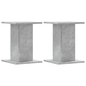 vidaXL 2 db betonsz&uuml;rke szerelt fa hangsz&oacute;r&oacute;&aacute;llv&aacute;ny 30 x 30 x 40 cm