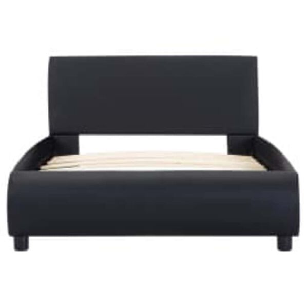 vidaXL fekete LED-es műbőr &aacute;gykeret 100 x 200 cm