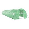 vidaXL z&ouml;ld ac&eacute;lv&aacute;zas melegh&aacute;z 42 m&sup2; 14 x 3 x 2 m