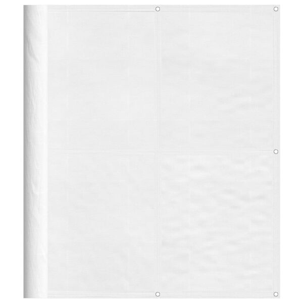 vidaXL feh&eacute;r 100% oxford poli&eacute;szter erk&eacute;lyparav&aacute;n 120 x 800 cm