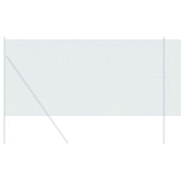 vidaXL Hexagon kerítés Zöld 1.4 x 50 m Acél