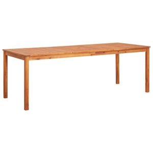 vidaXL t&ouml;m&ouml;r ak&aacute;cfa kerti asztal 215 x 90 x 74 cm