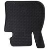 vidaXL Aut&oacute;szőnyeg 4 pcs Fekete BMW 1er 2017-hez megfelelő Gumi