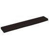 vidaXL s&ouml;t&eacute;tbarna kezelt t&ouml;m&ouml;r t&ouml;lgyfa fali polc 60x10x2 cm