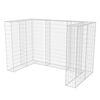 vidaXL ac&eacute;l gabion 2 db gurul&oacute;s kuk&aacute;hoz 180 x 100 x 120 cm