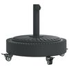 vidaXL g&ouml;rgős kerek napernyőtalp r&uacute;dhoz &Oslash;38 / 48 mm 27 kg