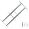 vidaXL Ablakokhoz val&oacute; biztons&aacute;gi r&aacute;cs 2 keresztgerend&aacute;val 3 db