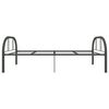 vidaXL szürke fém ágykeret 90 x 200 cm