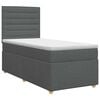 vidaXL Boxspring &aacute;gy matraccal S&ouml;t&eacute;tsz&uuml;rke Egyszem&eacute;lyes Sz&ouml;vet