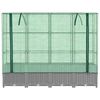 vidaXL rattan megjelen&eacute;sű magas&aacute;gy&aacute;s melegh&aacute;ztakar&oacute;val 160x40x138 cm