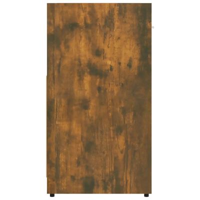 vidaXL füstös tölgyszínű szerelt fa fürdőszobaszekrény 60x33x60 cm