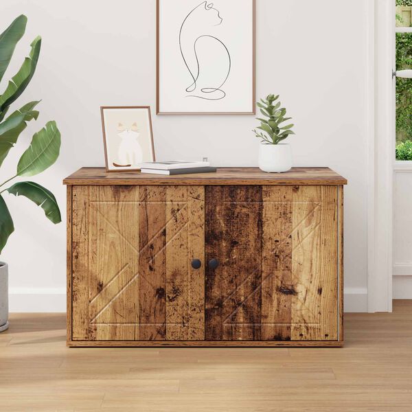 vidaXL Macska H&aacute;z &Ouml;reg fa 85 x 55 x 50 cm Faanyag