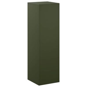 vidaXL N&ouml;v&eacute;ny&aacute;llv&aacute;ny Olajz&ouml;ld 30 x 30 x 100 cm Időj&aacute;r&aacute;s&aacute;ll&oacute; Ac&eacute;l