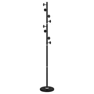 vidaXL fekete porsz&oacute;rt vas ruhafogas 176 cm