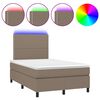 vidaXL t&oacute;psz&iacute;nű sz&ouml;vet rug&oacute;s &eacute;s LED-es &aacute;gy matraccal 120x190cm