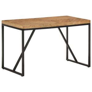 vidaXL t&ouml;m&ouml;r ak&aacute;c &eacute;s mang&oacute;fa &eacute;tkezőasztal 120 x 60 x 76 cm