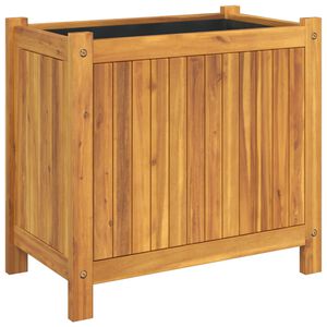 vidaXL t&ouml;m&ouml;r ak&aacute;cfa kerti vir&aacute;gtart&oacute; b&eacute;l&eacute;ssel 54 x 31 x 50 cm