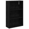 vidaXL F&uuml;rdőszobai faliszekr&eacute;ny Fekete T&ouml;lgy 40 x 16 x 62,5 cm
