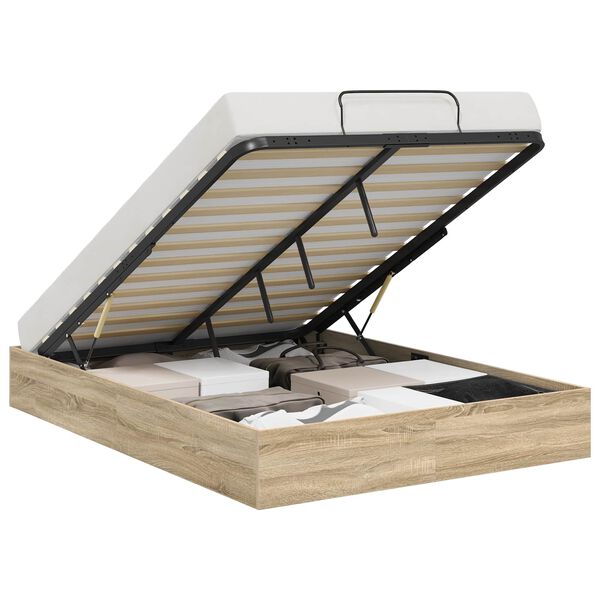 vidaXL Ottom&aacute;n &Aacute;gykeret Sonoma t&ouml;lgy 193 x 120 x 25 cm M&eacute;rn&ouml;ki fa