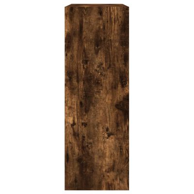 vidaXL füstös tölgyszínű szerelt fa cipőszekrény 80 x 34 x 96,5 cm