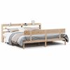 vidaXL t&ouml;m&ouml;r fenyőfa &aacute;gy matrac n&eacute;lk&uuml;l 200 x 200 cm