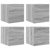 vidaXL 4 db sz&uuml;rke sonoma sz&iacute;nű fali TV-szekr&eacute;ny 30,5 x 30 x 30 cm