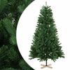 vidaXL Mű kar&aacute;csonyfa 120 cm PVC &eacute;s t&ouml;m&ouml;r fenyőfa Z&ouml;ld