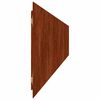 vidaXL 10 db rugalmas corten ac&eacute;l gyepszeg&eacute;ly 15 x 103 cm