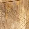 vidaXL tömör mangófa tálalószekrény 110 x 30 x 60 cm