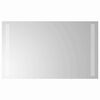 vidaXL LED F&uuml;rdőszoba T&uuml;k&ouml;r t&uuml;k&ouml;rrel &Aacute;tl&aacute;tsz&oacute; 60 x 30 cm edzett &uuml;veg