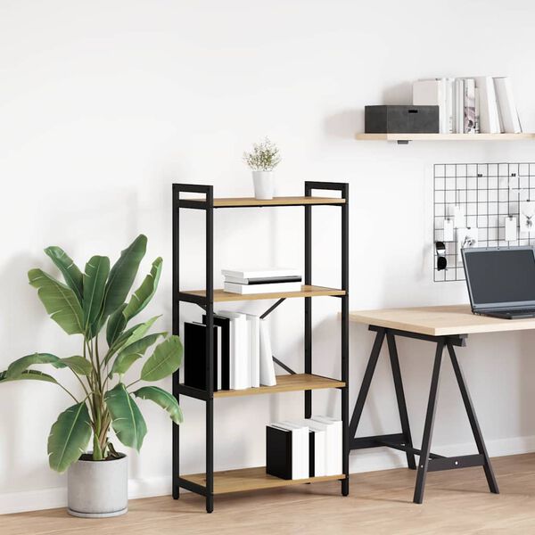 vidaXL K&ouml;nyvespolc Artisan t&ouml;lgy 60 x 30 x 120 cm Faanyag