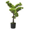vidaXL zöld cserepes mű fenyőbonsai 60 cm