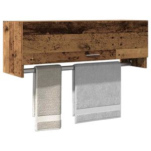 vidaXL szekr&eacute;ny R&eacute;gi fa 100x32,5x35 cm G&eacute;pelt fa