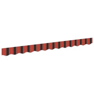 vidaXL Napellenző d&iacute;sz&eacute;l csere Narancs &eacute;s Fekete 230 x 20 cm