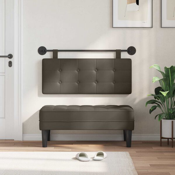 vidaXL Fali Fejt&aacute;mla Falra szerelhető Műbőr