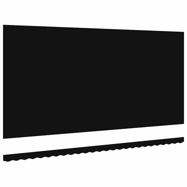 vidaXL Napellenző ponyva Fekete 580 x 295 cm Poli&eacute;szter
