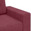 vidaXL borv&ouml;r&ouml;s sz&ouml;vet loveseat kanap&eacute; 160x77x82 cm