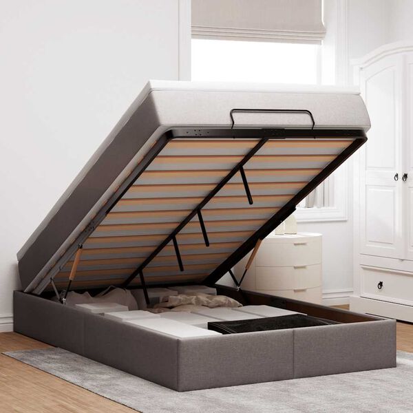 vidaXL oszm&aacute;n &aacute;gykeret matraccal t&oacute;psz&iacute;n 120x190 sz&ouml;vet