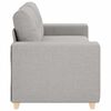 vidaXL felhősz&uuml;rke sz&ouml;vet loveseat kanap&eacute; 140 cm